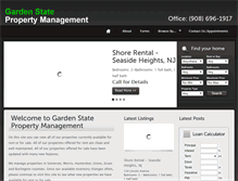 Tablet Screenshot of gardenstatepm.net